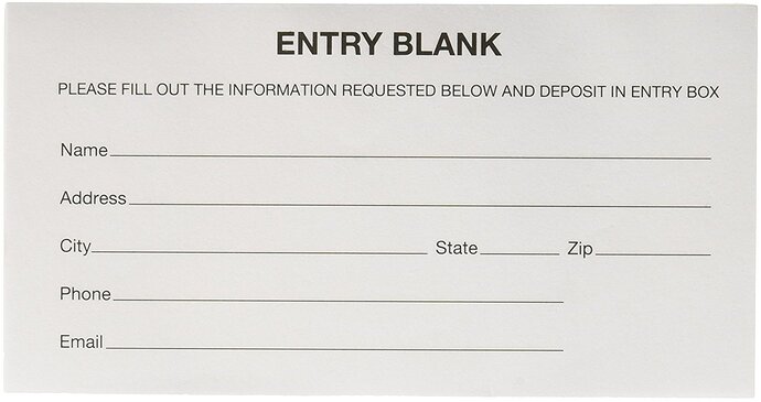 Entry forms