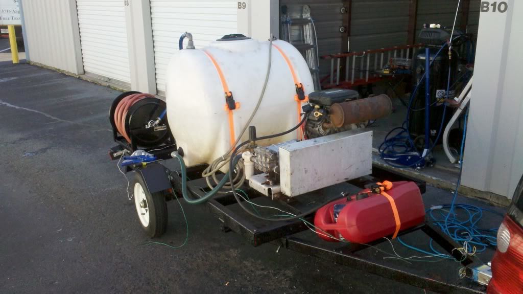 Mounting pressure washer and reels - Trailer Builds - Pressure Washing  Resource